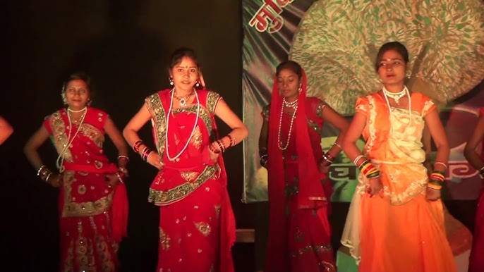 Kajari, Bihar folk Dance Presented by Mukti Niketan Ghogha, Bhagalpur -  YouTube