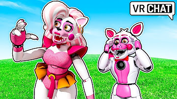 Funtime Foxy Meets GLAMROCK MANGLE in VRCHAT