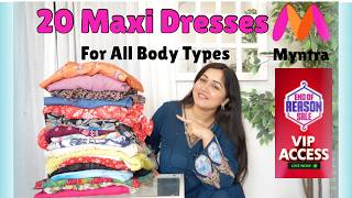 Huge Myntra EORS 2026 Haul || 20 Maxi Dresses For All Body Type #myntra #Eors #haul