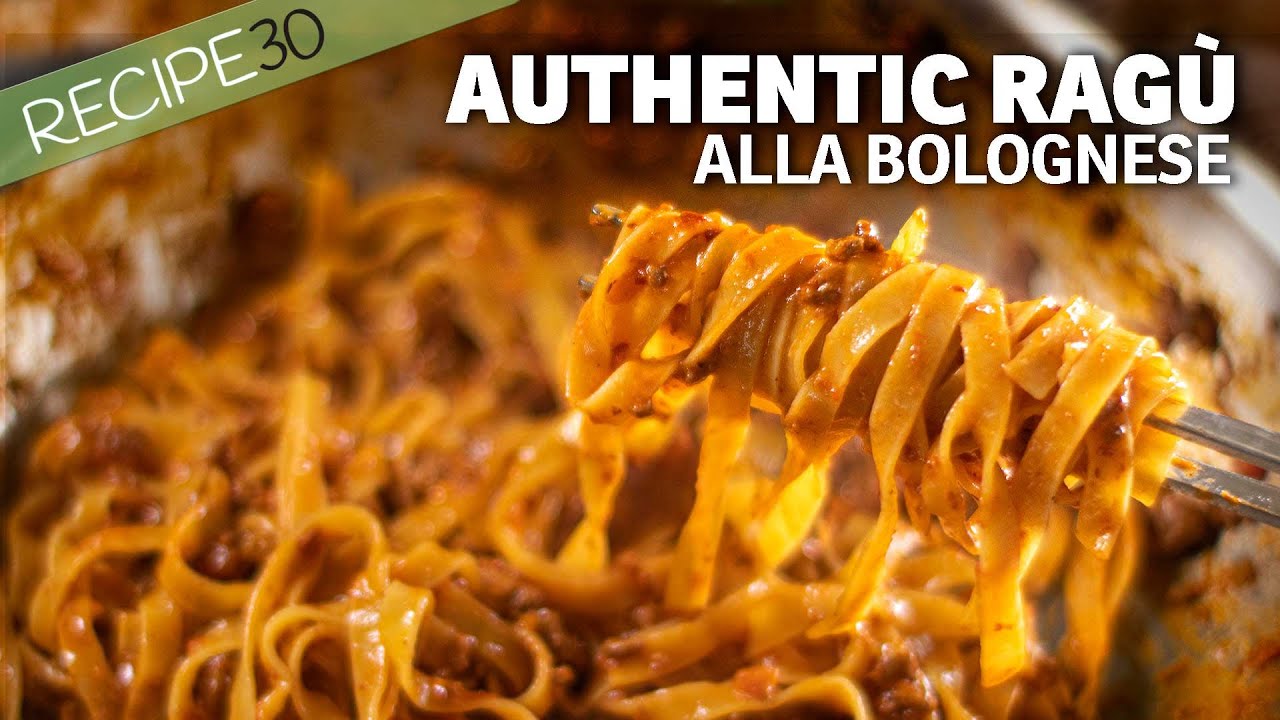 Look no further! How to cook Authentic Rag Alla Bolognese, with Tagliatelle