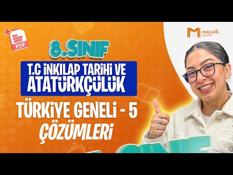 Mozaik Yayınları 8. Sınıf Türkiye Geneli 5. Deneme Çözümü