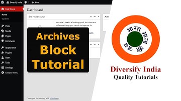 Gutenberg Archives Block: A Beginner