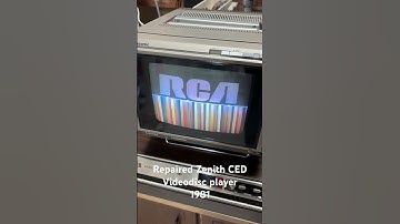Repaired Zenith CED VideoDisc Player from 1981
