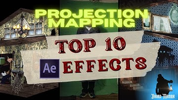 Projection Mapping - TOP 10 EFFECTS (Adobe AE)