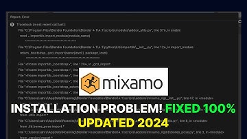 Mixamo Addons Problem Installation SOLVED! Blender Tutorial
