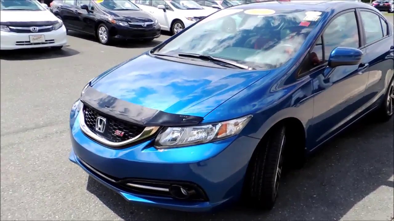 OVERVIEW 17372A Honda Civic Si 4Dr Manu Blue Honda Certified Bathurst