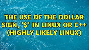 The use of the dollar sign, 