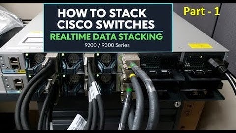 How to Stack a Cisco Catalyst 9200/9300 Series Switch | Cisco Switch Data Stacking Realtime | Part-1