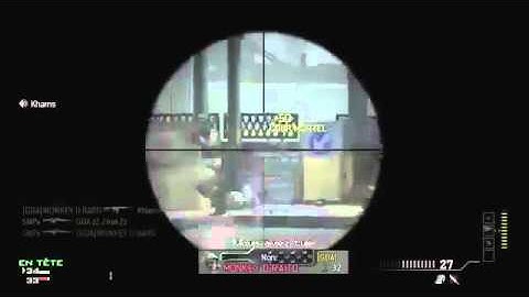 MW3 - First Ever Barrett 50.cal Quad Feed!