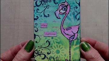 Mixed Media ATC - Stay Curious