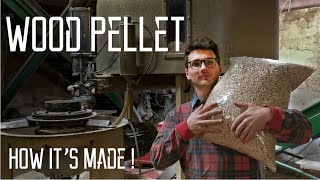 wood PELLET - How It's Made! [factory and machines tour]