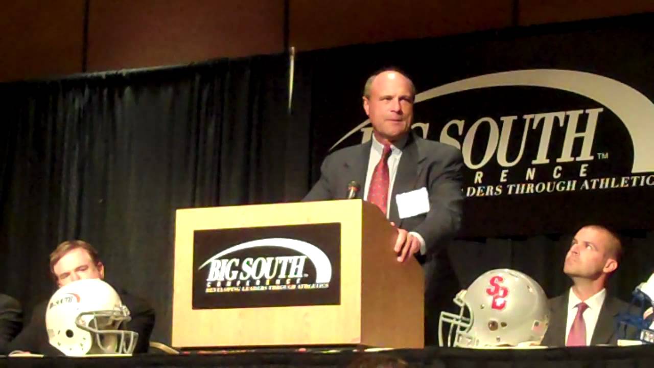 Big South Football Media Day 2012: Sparky Woods, VMI