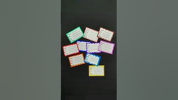 How to make "BOOK LABEL"📒✏️😍in easy way#diy#papercraft#viral#video