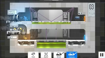 Bridge Constructor Portal Level 3 Walkthrough
