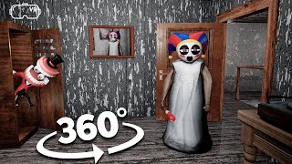 360º Granny Pomni  Video funny Horror VR