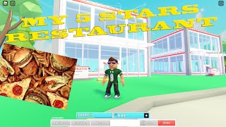 Roblox: 5 Stars Restaurant Part 1