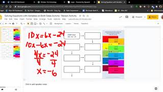 How to video on Solving Equations Scavenger Hunt