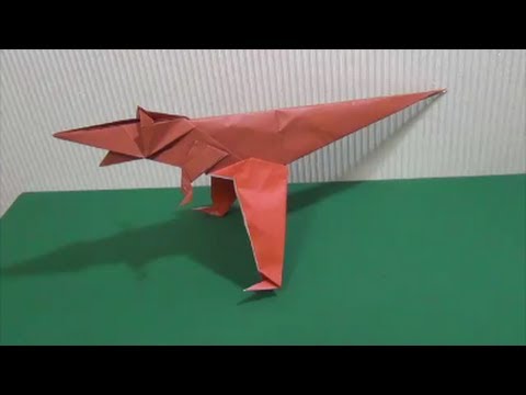 恐竜 動画 Carnotaurus Body Origami恐竜 カルノタウロス 胴体 折り紙 恐竜動画まとめ 恐竜 Jp