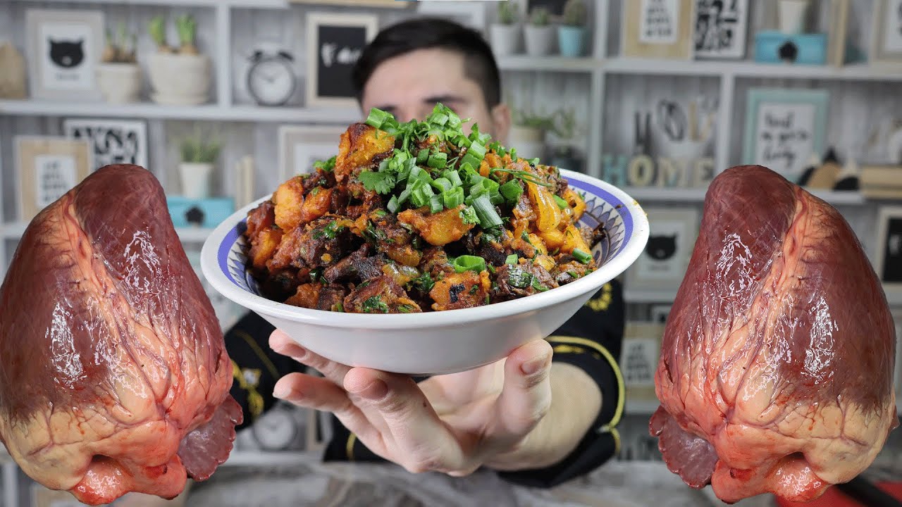 РЕЦЕПТ ЖАРЕНЫХ ГОВЯЖЬИХ СЕРДЦЕВ | Вы должны попробовать это дома! Не пропустите этот вкус