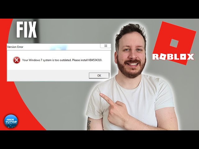 How to Fix Roblox Error KB4534310 - Your Windows 7/10 System is