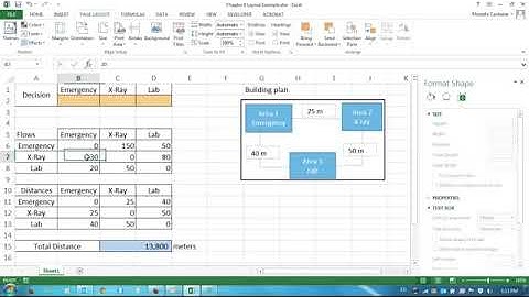 Operations Management using Excel: Process Layouts in Facility Layout Models Video 2/3