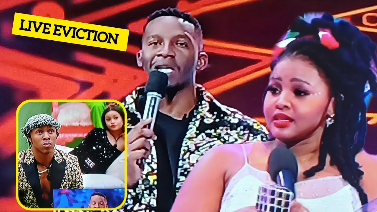 Lerato Modise Joins Lawrence On The Stage Big Brother Live Eviction lerato-modise-joins-lawrence-on-the-stage-big-brother-live-eviction