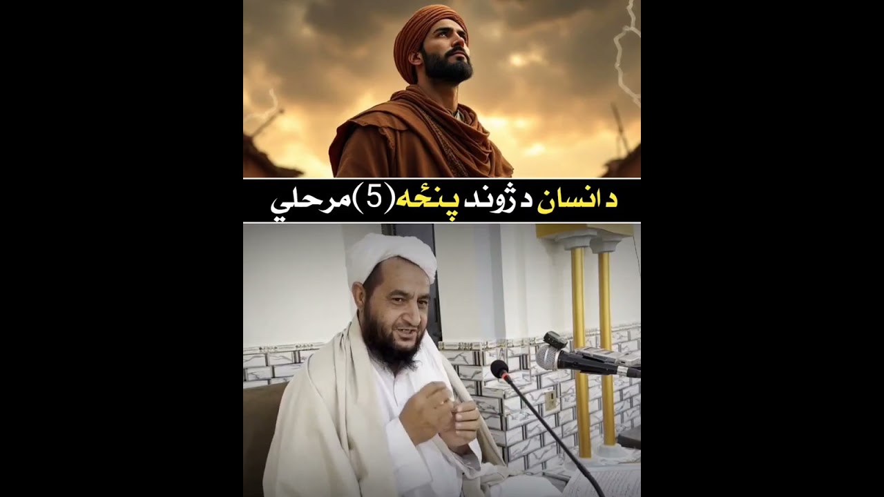 دہ انسان دہ ژوند 5 مرحلی ? نوی بیان شیخ مولوی اطیع اللہ صاب