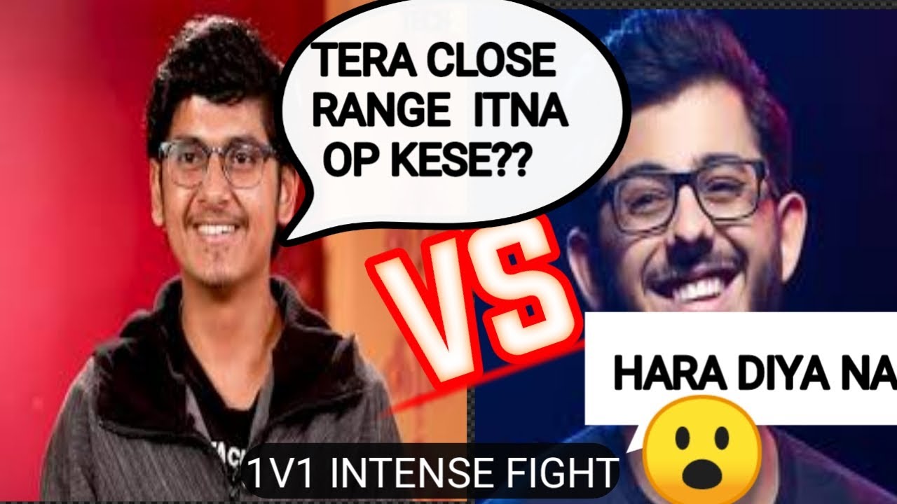 MORTAL VS CARRYMINATI 1V1 FIGHT |  CARRY CLOSE RANGE OP |CARRY WIN? | CARRY CHALLANGE MORTAL FOR TDM