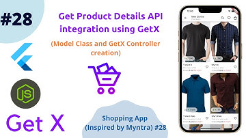 Flutter - Get Product Details API integration using GetX ||Model Class - GetX Controller|| Myntra#28
