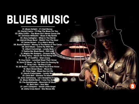 Relaxing Blues Music - Greatest Blues Rock Songs Of All Time - Slow Blues Blues Ballads Music
