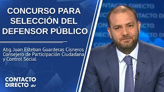 Entrevista con Juan Esteban Guarderas - Consejero de Participación Ciudadana | Contacto Directo