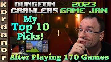 Top 10 Highlights of the Dungeoncrawler Game Jam April 2023 [EN] by Kordanor