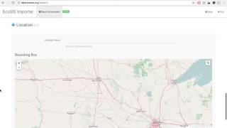 EcoSIS Data Importer: Basic Information