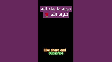 صوته ما شاء الله تبارك الله 🌹 ٫ القارىٔ احمد  حمادي #قرآن #القرآن_اکريم #سورة_| ...