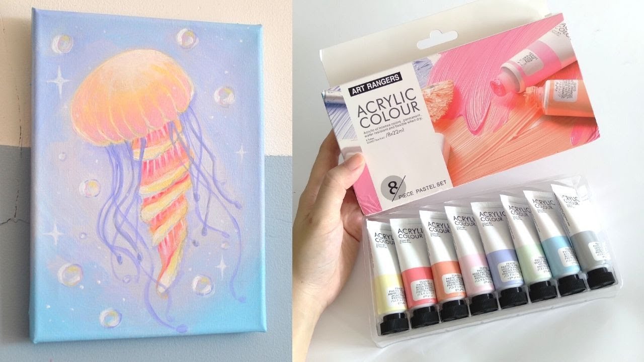 Art Rangers Acrylic Paint Review and Swatch YouTube