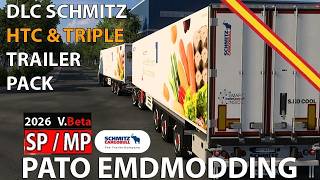 ETS2 | DLC PATO - Schmitz Cargobull City &amp; Ecoduo HTC &amp; Triple Trailer Pack |🚚#truck #ets2