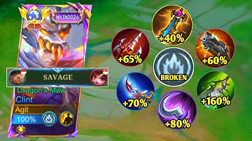CLINT NEW META! CLINT POWER FULL ONE SHOT BUILD (build top 1 global clint) Must Try - Mobile Legends