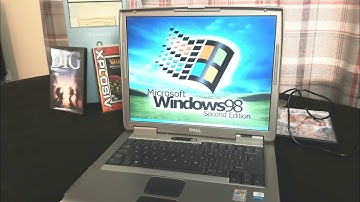 My Dell Retro Laptop Journey for Retro Gaming using Windows 98 se