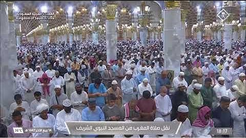 صلاة المغرب للشيخ عبدالباري الثبيتي من المسجد النبوي الشريف 14 ربيع الآخر 1447 من سورة القصص 