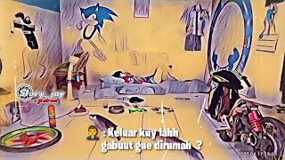 Story Wa=Saat GAKBUUT dirumah//animasi kereen