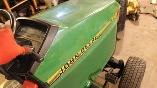 John Deere 425 445 455 Deck Installation