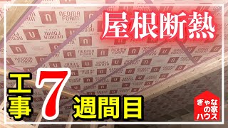 【高断熱を目指して】ぎゃなのマイホーム週間工事記録7週間目！断熱工事開始