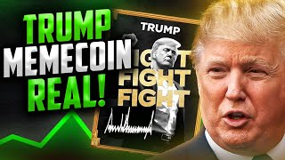 Official Trump Coin Memecoin Crypto Token! SOL XRP Set to Explode