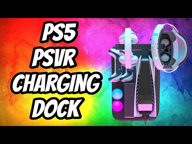 Skywin VR Charging Stand - PSVR Charging Stand to Showcase, Display, and  Charge your PS5 VR (PS5 Controller)