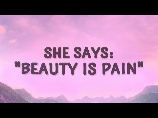 Alessia Cara - Beauty is pain (Scars To Your Beautiful) (Lyrics) class=