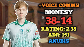 CS2 POV | M0NESY (38-14) FACEIT RANKED (ANUBIS) | VOICE COMMS