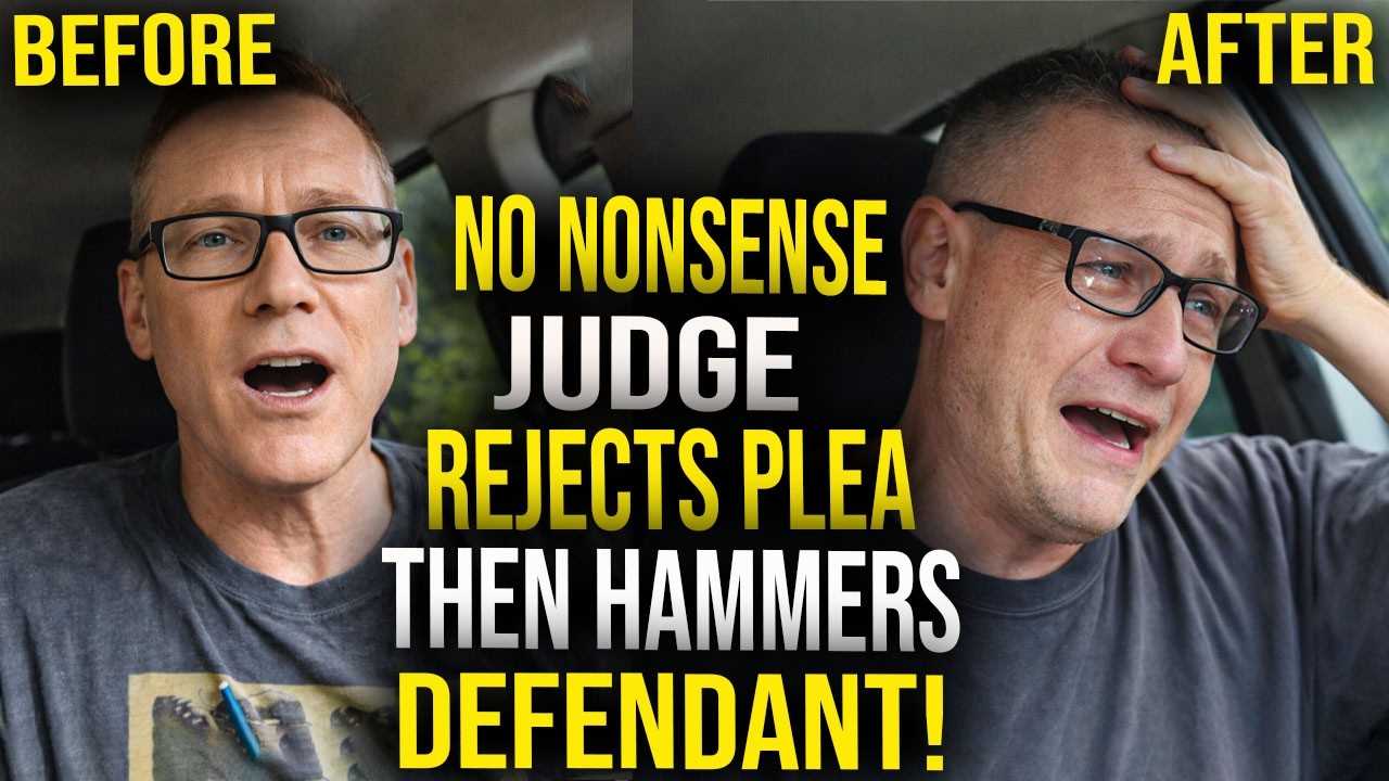 No-Nonsense Judge REJECTS Plea — Absolutely HAMMERS Defendant EXPOSED