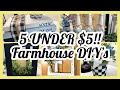 5 Farmhouse DIY’s under $5!!  “Craft Your Stash Challenge” ep. 5