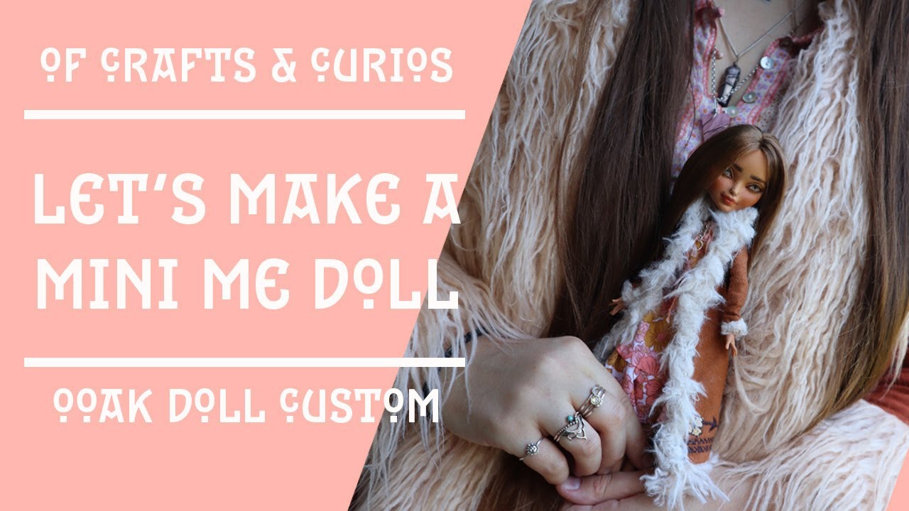 Создание мини-копии | Перекраска уникальной кастомной куклы Monster High |