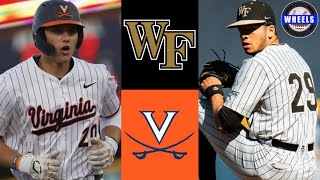 #7 Wake Forest v #17 Virginia (Chase Burns was DEALING!) | Game 2 | 2024 College Baseball Highlights